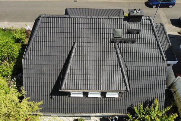 Vorher · Dachreinigung